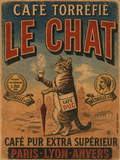Le Chat - Cafe Torrifie - Fleece Throw