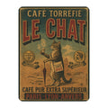 Le Chat - Cafe Torrifie - Fleece Throw