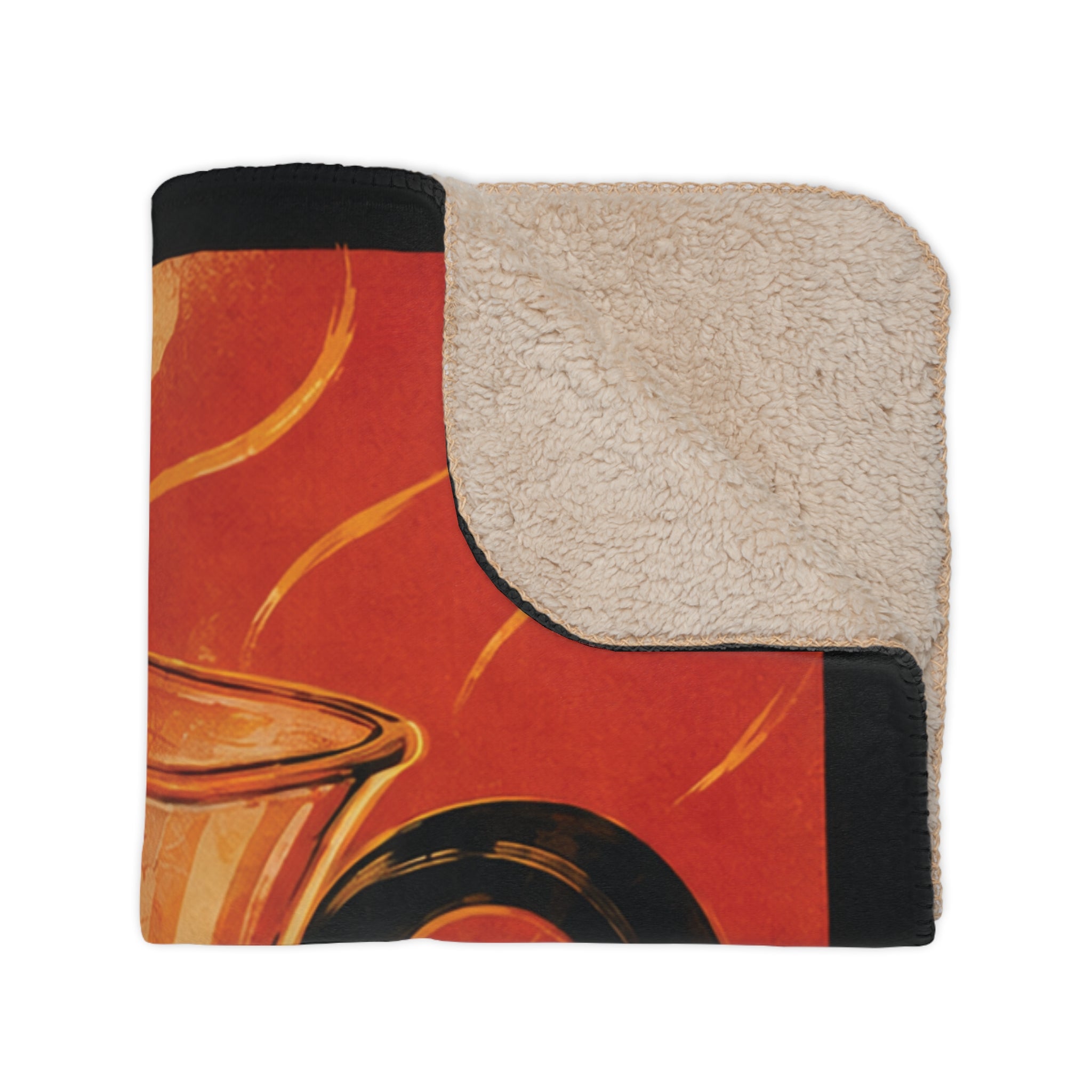 Moka - Cat Warming By Carafe - Fleece Throw