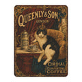 Queenly & Son Coffee - Royal Cat - Fleece Throw
