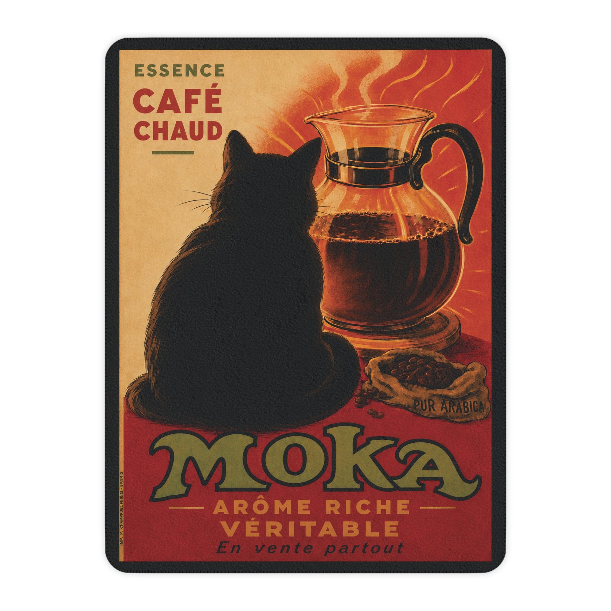 Moka - Cat Warming By Carafe - Fleece Throw