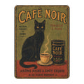 Cafe Noir - Black Cat and Coffee - Fleece Throw