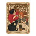 Compagnie Francaise Coffee - Mother, Child and Cat - Fleece Throw
