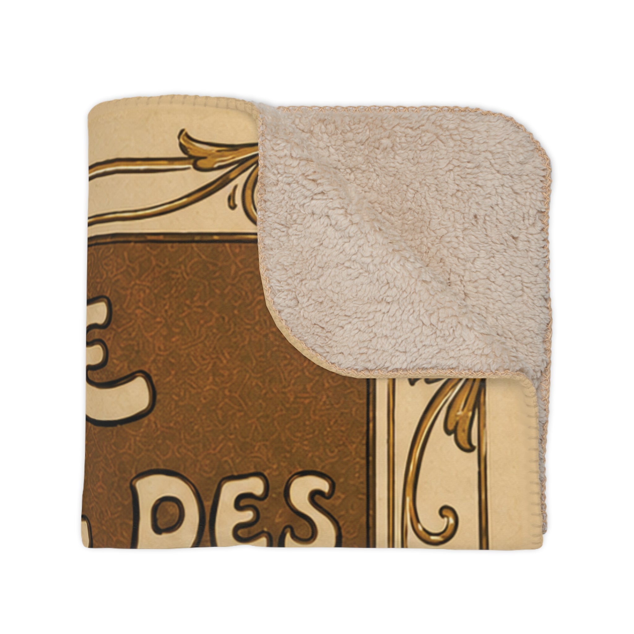 Compagnie Francaise Coffee - Mother, Child and Cat - Fleece Throw