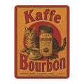 Kaffe Bourbon Coffee - Cat on Orange - Fleece Throw